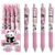 ROZRITX 4 Pcs Cute Panda Pens Retractable Gel Pens 0.5mm Black Ink Writing Pen Kawaii Cartoon Pen for Girls Boys Women Men Office School Supplies (Panda-1)