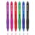 ROZRITX 6 Pcs Colored Pens Retractable Gel Pens 0.5mm Colored Ink Writing Pen Cute Aesthetic Pen for Women Men Girls Boys Office School Supplies (6Pcs Colored)