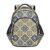 RPLIFE 17 Inch Backpack for Kids, Retro Floral Blue Yellow Backpack Elementary School