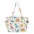 RPLIFE Tote Bag for Women, Cute Dinosaurs White Shoulder Bag, Bags for Work