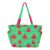 RPLIFE Tote Bag for Women, Cute Watermelon Green Tote Bag with Zipper