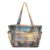 RPLIFE Tote Bag with Cup Holder, Beach Palm Trees Work Bags