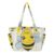 RPLIFE Tote Bag with Pockets, Cute Bees Stripe Work Totes