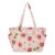 RPLIFE Tote Bag with Pockets, Red Strawberries Tote Bag for Women