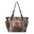 RPLIFE Tote Bag with Zipper, Cute Puppy Brown Shoulder Bag