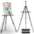 RRFTOK 2 Pack 17-66 Inch Art Easel Stand for Painting and Sign, Black