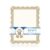 Rsgift Certificate Paper 8.5×11, Gold Border, 50 Pack, Printable