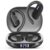 RSPK Open Ear Earbuds, Spatial Audio Wireless Earbuds, Bluetooth Headphones 5.4 with Smart Digital Display, 36H Playtime, IP7 Waterproof, Touch Control Operate Fit Cycling, Running, Gaming, Dark Gray