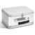 Rtteri 1 Pack DIY Lunch Box Tin Retro Set 8 x 6 x 4 Inches with Hinged Lids DIY Large Box for Storage Blank Design Vintage Metal Lunchbox for Kids Sandwich Containers (Silver)