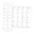 Rtuopk 6 Pieces Drawer Divider Organizer Separator Acrylic Flexible Adjustable for Office Kitchen Bedroom, White