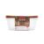 Rubbermaid 2-Pack TakeAlongs Clear Plastic Food Storage and Organization Container with Lid for Leftovers and Meal Prep, 11.7 Cup Capacity, Brown