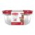 Rubbermaid 7.81- and 14.66-Cup EasyStore Square Containers, 2 Pack, Food Storage Containers, Food Storage Containers with Lids
