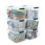 Rubbermaid Cleverstore Clear 32 Qt, 6 Pack Stackable Plastic Storage Bins with Lids, Great for Closet and Laundry Storage, Organizing in the Home