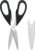 Rubbermaid Kitchen Scissors All Purpose Heavy Duty, Stainless Steel Kitchen Shears with Protective Sheath, Dishwasher Safe Kitchen Scissors for Food, Meat, Poultry & Herbs, Comfort Grip, Black