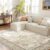 Rug, Boho Fluffy Area Rug 9×12, Machine Washable Indoor Carpet