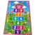 RUGROOM Candy Hopscotch Rug for Kids, ABC Play Area Rug for Playroom 2x4ft