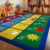 Rugshop Alphabet Non-Slip Kids Educational Learning Area Rug Multi 3′ x 5′