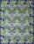 RUGWORK Handmade Tufted Wool Floral Area Rug – Midnight Sage – 8×8 Square