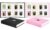Ruibytree 128 Pockets Instant Mini Photo Album for 2×3 Photos, Black+Pink