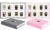 Ruibytree 128 Pockets Instant Mini Photo Album for 2×3 Photos,Grey+Pink