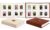 Ruibytree 128 Pockets Instant Mini Photo Album for 2×3 Pictures Beige+Brown
