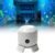 RUINXXT Dynamic Rotating LED Projector Light, 360° Rotating Ocean Wave Night Light Projector, Multi-Angle Projection Base, for Bedroom, Home Theater, Meditation and Relaxation (Christmas)