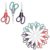 RUKIFAY 3 Pack +12 Pack 8″ All Purpose Scissors Bulk Set