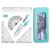Ruler Set for School Multifunctional Portable Clear Acrylic Straight Ruler
