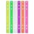 Rulers with Holes for Three-Ring Binders for School Supplies, Flexible Ruler 12 Inch for Classroom, Matrix Ruler Clear 6 Pack