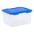 RUNBCZS Clear Plastic Storage Bin With Latching Sealed Lid, Stackable Airtight Container With Built-in Handles, Heavy-Duty Transparent Tote(1)