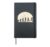 Running Evolution Runner Moon Development Monkeys Hardcover Journal, Black