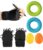 Runtlly 6 Pcs Hand Therapy Kit, Weighted Writing Gloves with Adjustable Wrist Strap, 4 Resistance Hand Exercisers to Boost Grip Strength for Parkinson’s, Tremors, Arthritis & Stroke Recovery Light