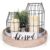 Rustic Farmhouse Decor Set of 7 – for Living Room Dining Table Centerpieces Fireplace Home Decoration- Modern Upscale Kitchen Counter Decor