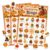 Rwykg Thanksgiving Bingo Game for 24 Players, 5 x 7 Inch Bingo Cards for Adults, Family Friendsgiving Activities, Fall Party and Classroom Games