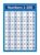 RXDNOZNNK Educational Numbers Poster 1-100 Counting Chart for Preschool Kindergarten Classroom Homeschool Math Decor(Framed,12x18inch(30x45cm))