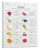 RXDNOZNNK Preschool Learning Poster Fruit Vocabulary Matching Game Interactive Canvas Art for Room Nursery Home Decor