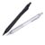 RXXCMD Automatic Drafting Pencil, 0.5mm Lead Size Black Sliver Barrel Mechanical 2 Piece
