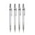 RXXCMD Transparent Mechanical Pencil Set with Clear Automatic for Student Writing Painting(0.5mm)