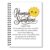 RZHV Human Sunshine Cute Colorful Spiral Notebook Hardcover College Ruled Lined Journal, Sun Inspirational Journal for Women, Positive Motivational New Job Notebook Gifts for HR Friends Coworker