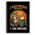 RZHV I Will Succeed Because I Am Insane Cute Colorful Spiral Notebook Hardcover College Ruled Lined Journal, Sarcastic Dumpster Raccoon Marshmallow Gag Notebook for Friends Colleagues Raccoon Lover