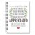 RZHV You Make a Difference You are Incredibly Cute Colorful Spiral Notebook Hardcover College Ruled Lined Journal, Motivational Notebook for Work Office, Thanksgiving Journal Gifts for Coworker Boss