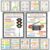 Sabary 12 Pcs Reading Comprehension Posters for Classroom 12″x16″ Composition Style Main Idea Posters English ELA Classroom Critical Thinking Decor for Prek Elementary Middle School(Fresh)