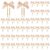 Sabary 50 Pcs Bow Paper Clips, Large Metal Binder Clip, Gold, Gold