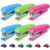 Sabary 6 Pack Back to School Desktop Office Stapler Bulk with 3000 Staples 25 Sheet Capacity Staplers for Student College Desk One Touch No Effort Easy to Load Lightweight Office Supply, 3 Colors