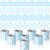 Sabary Blue 210 Ft Scalloped Bulletin Board Borders Classroom Border Trim 8 Roll Checkered Striped Gingham Polka Dots Bulletin Board Border Decoration for School Office Home Chalkboard Supplies