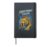 Saber-Toothed Tiger Retro 80s 90s Rock Prehistoric Cat Hardcover Journal, Black