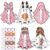 Sacubee 10 Pack Halloween Party Favors Bulk Cute Ghost Lip Balms Gifts Pink Vintage Halloween Party Gifts Appreciation Goodies Stuffers Small Thank You Presents for Women Men Staff Coworkers Adults