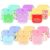 Sacubee 6 Pcs Hand Sanitizer Spray Travel Size with Keychain 1.2oz/35ml Hydrating Pocket Hand Sanitizer Multi Flavor Strawberry Coconut Lavender Lemon Peach Aloe for Keychain Purse Travel