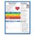 Safety Magnets by ZOCO – Blood Pressure Management, Heart Attack & Stroke Guides (10-Pack) – 8.5 x 11 Laminated Cards – Promotional Handout for Healthcare & Community Outreach