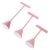 SAFIGLE Earring Display Stand Organizer Lightweight Metal and Plush Fabric with Tiered High, Medium, and Low Heights 3pcs Jewelry Holder for Bracelets and Ear Studs for Tradeshow